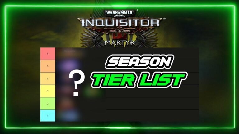 Warhammer 40K: Inquisitor Martyr – Season Ranking List