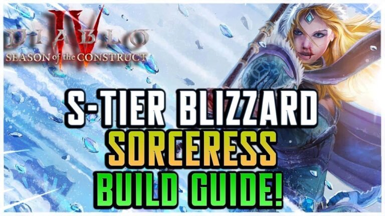 Diablo 4 Season 3 Blizzard Sorcerer Build Guide! Get ready for the ultimate sorcerer build.