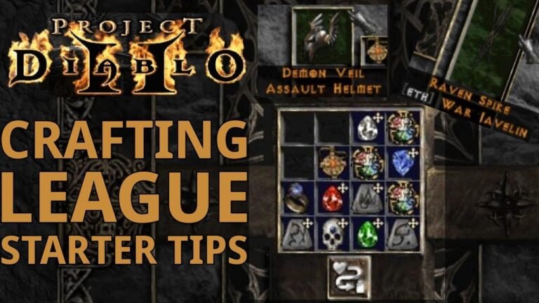 Tips on making a league starter strategy in Project Diablo 2 (PD2)