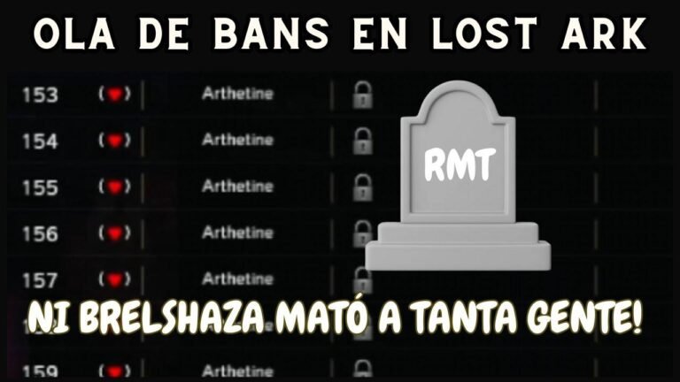 Many RMT disappeared! / Wave of bans in Lost Ark!