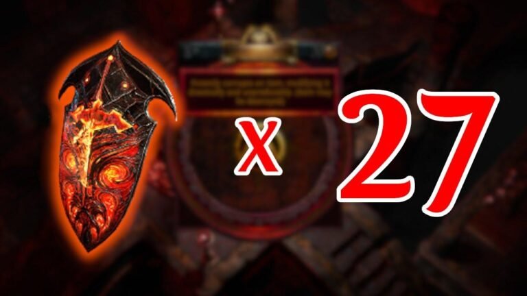 Looking for Immortality – Path of Exile 3.23 – Double Corrupt 27 Dawnbreaker Shields