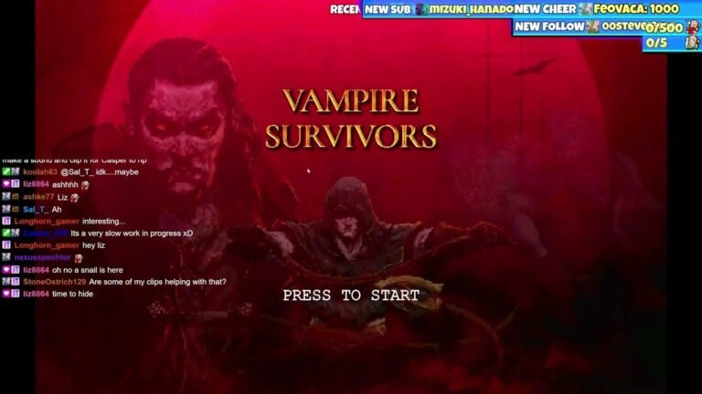 Check out the latest game, Vampire Survivors! Available now on 1/20/24. Experience something new and immerse yourself in the world of vampires.