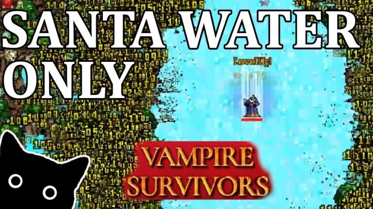 Hochwasser-Alarm! Spiele nur Santa Water und überlebe als Vampir in diesem Gameplay