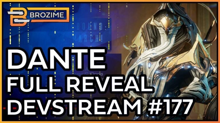 Dante appears to be out of control in the breakdown of Warframe Devstream #177.