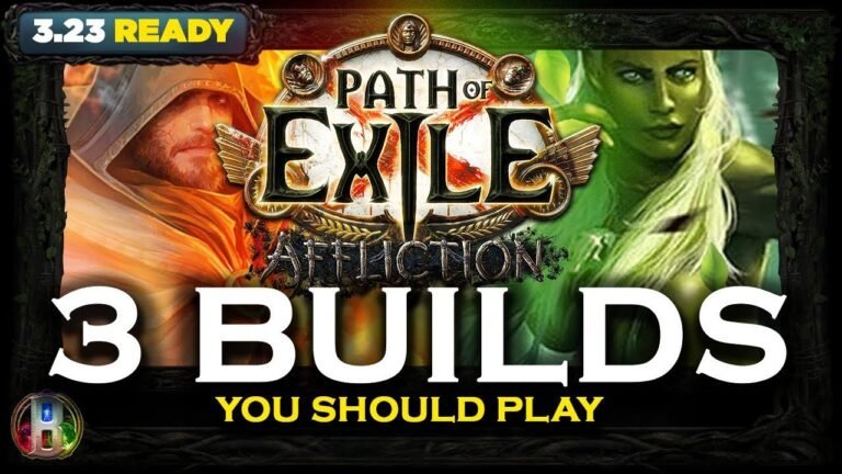 Top 3 PoE 3.23 Builds zum Ausprobieren in der Path of Exile's Affliction League - Verpasse diese PoE Builds nicht!