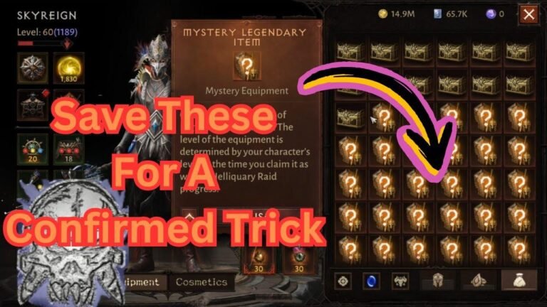 Keep these for the next difficulty level in Diablo Immortal as confirmed tricks for Paragon.