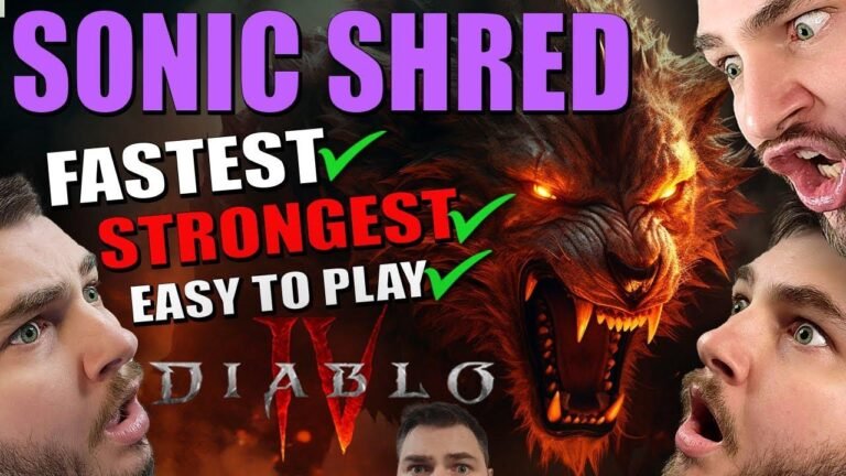 Guide and Tips for Speed Farming and Boss Killing with Sonic Shred (S+ Tier Build) Druid in Diablo 4 | Season 3. Get ready to shred through enemies with this powerful build!