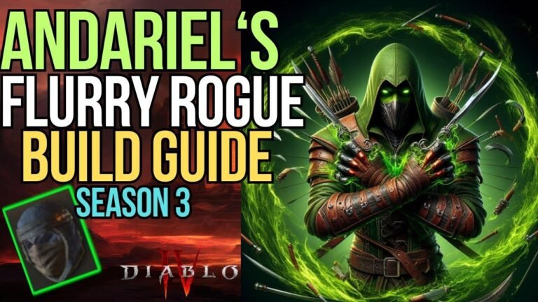 Schnell! Schau dir Andys schnellen und rasanten Schurken-Build-Guide für Saison 3 von Diablo 4 an.