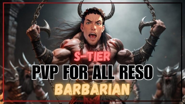 Prep for PvP Chaos & Top-Notch Meta Build (Tower + BG) for BARBARIANS in Diablo Immortal.