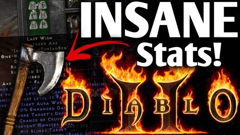 Schaut euch dieses erstaunliche Runenwort in Diablo 2 Resurrected an - es ist wirklich fantastisch!