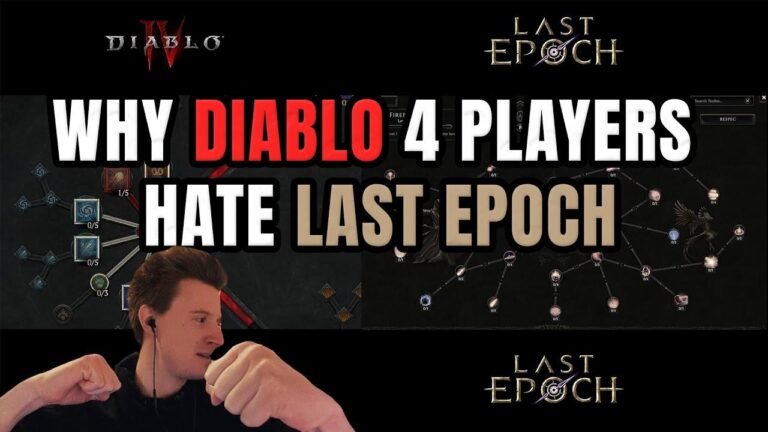 Wettbewerb ist von Vorteil! Rob reagiert auf die Abneigung der Diablo 4-Spieler gegenüber Last Epoch.