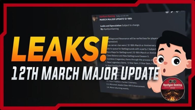 Das große Update von Diablo Immortal ist für den 12. bis 18. März geplant - verpasst es nicht!