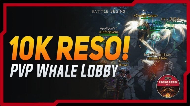Join the 10080 Max Resolution Whale PVP Lobby for intense Battleground action in Diablo Immortal!