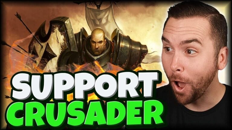 Top Crusader PVP Build for Best Support in Diablo Immortal!