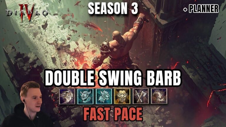 Schnelle Doppelschwingungs-Ladung Barb Build Guide für Diablo 4's Gauntlet!