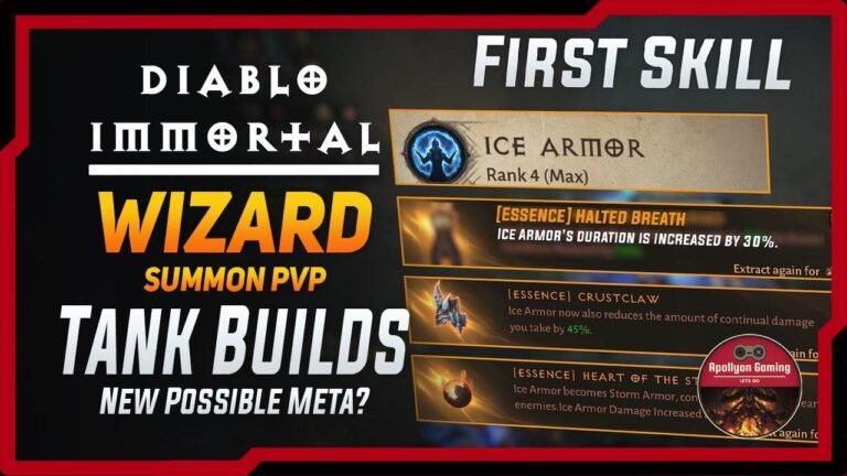Is Summoner Tank Wizard the new PVP meta in Diablo Immortal? Check out the possible builds and strategies in this article.