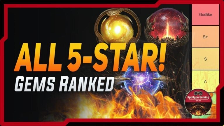 Was sind die 5 besten legendären Edelsteine in Diablo Immortal? Entdecken Sie die besten 5-Sterne-Edelsteine für ultimative Macht im Spiel.