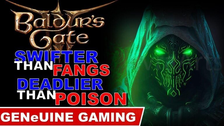 Guide to Building a Venomous Assassin (Ranger/Rogue/Fighter) in Baldur’s Gate 3 (Honour Mode)
