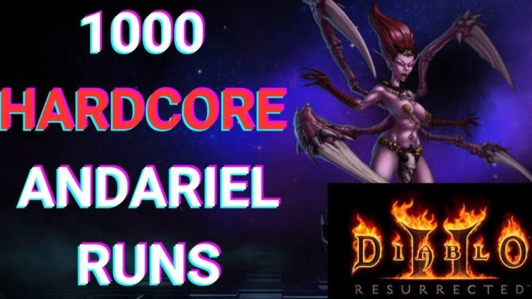 1000 Hardcore Andariel Runs in Diablo 2 Resurrected