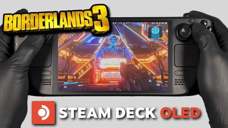 Check out the Oled gameplay for Borderlands 3 on the Steam Deck with the Steam OS. Experience the action-packed adventure in a whole new way!