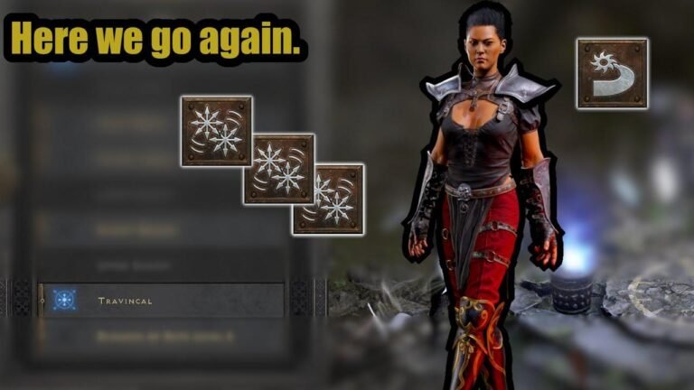 The Blade Fury Assassin is absolutely top-tier in Season 6 of Diablo 2 Resurrected.