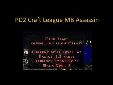 Crafters’ League’s Project Diablo 2 | Mind Blast Assassin | Day 11