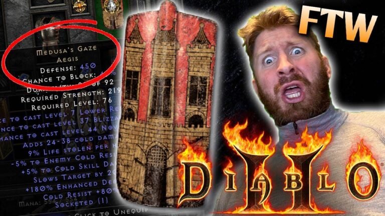 HIDDEN GEM SHIELD ist wahnsinnig mächtig in Diablo 2 Resurrected. Dieser Gegenstand ist ein echter Spielveränderer für Spieler.