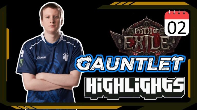 Day 2 of Gauntlet – Highlights from Path of Exile #427 featuring imexile, jungroan, Ben, Alkaizer and more.