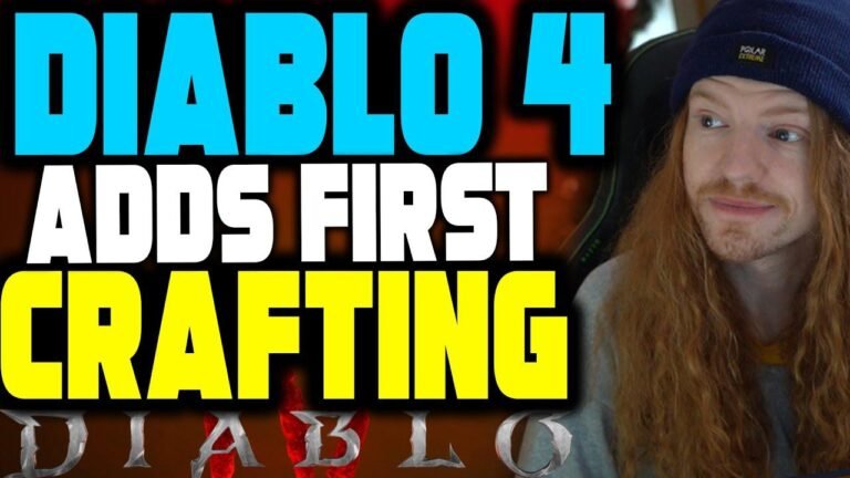 Diablo 4 recently introduced its first item crafting feature.