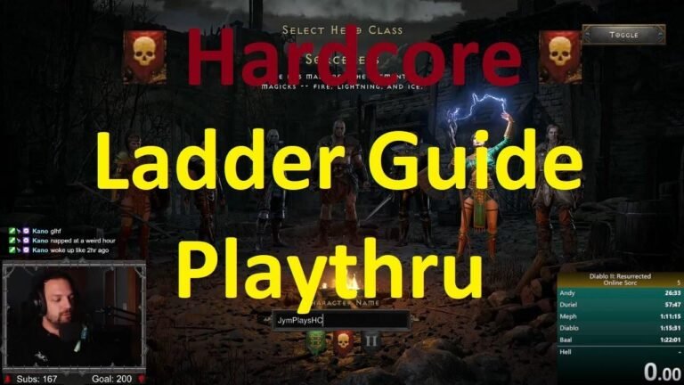 Dieser HC-Ladder-Guide für Diablo 2 Resurrected fängt ganz von vorne an und ist jetzt verfügbar!