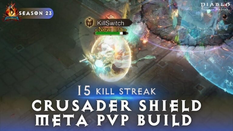 Build the Crusader SHIELD META PVP for Diablo Immortal Season 23. Get ready to dominate the battlefield with this powerful and versatile build.