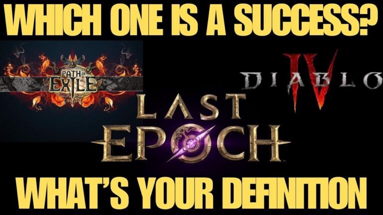 Erfolg bedeutet für jeden Menschen etwas anderes, ob in 1! Last Epoch, Path of Exile, oder Diablo 4.
