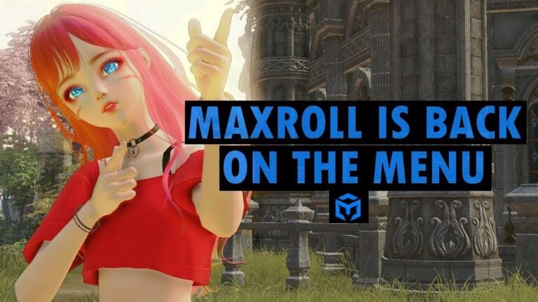 The return of Maxroll is now available on the Lost Ark menu.