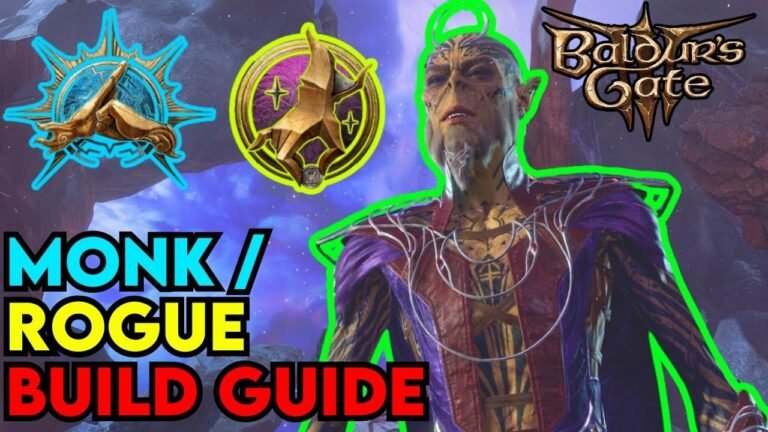 Guide for Building a Multiclass Monk/Rogue in Baldur’s Gate 3