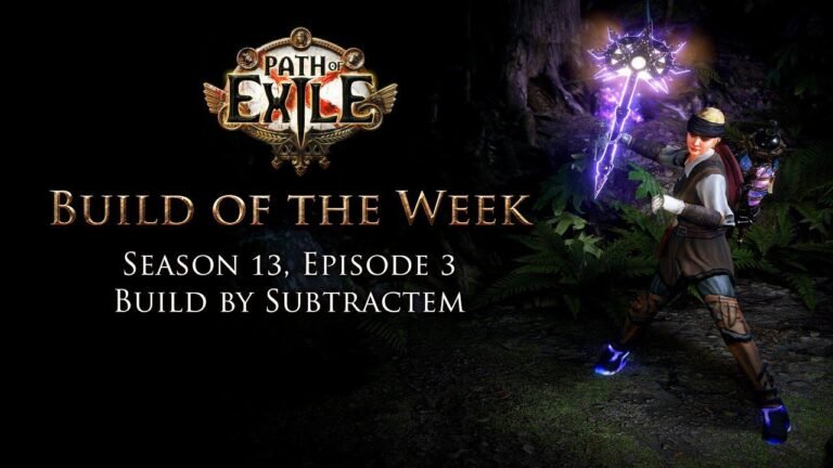 Das Build der Woche der Saison 13, Episode 3 zeigt Subtractem's Giftpfadfinder mit Leichenexplosion. Schaltet ein für ein tödliches und explosives Build!