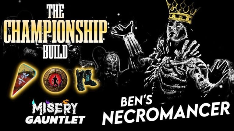 The ultimate winner of the Gauntlet! Check out @Ben_PoE’s Necromancer build overview in Path of Exile.
