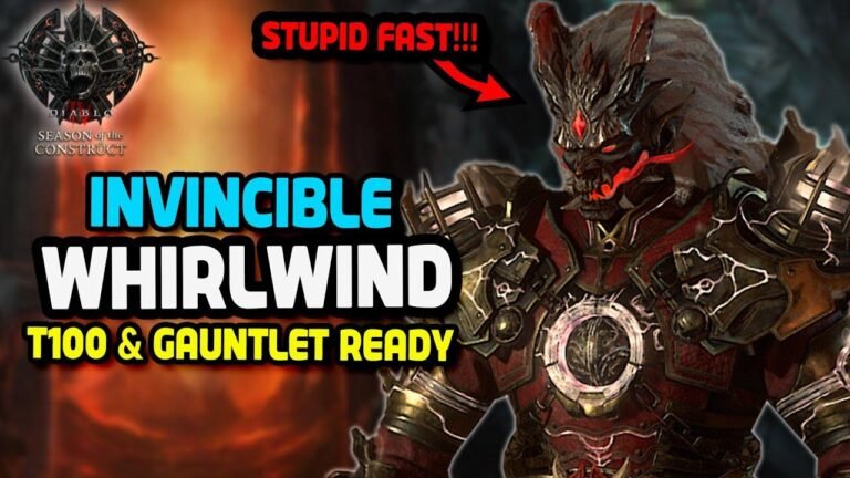 The unstoppable whirlwind is here again with the ULTRA fast Diablo 4 Barbarian Build Guides!