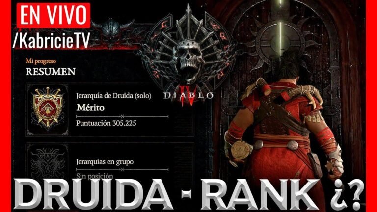 🔴We continue with DRUID SHREDDING in the TOURNAMENT (Week 1) | DIABLO IV LIVE in SPANISH
