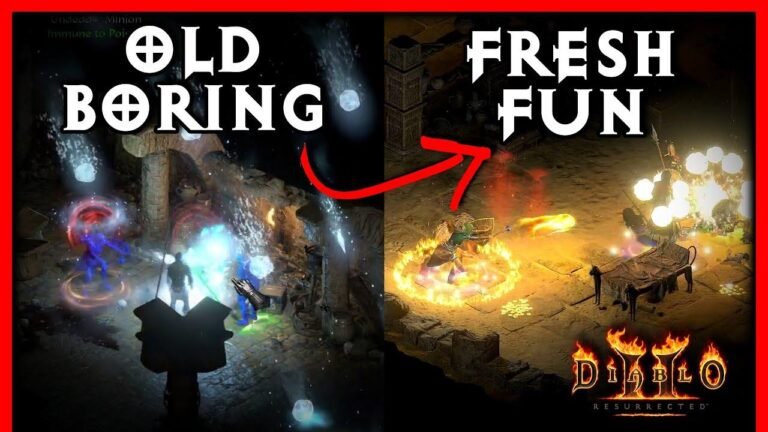 Quickly respec your builds in Diablo 2 Resurrected without changing gear. No gear changes or minimal adjustments needed for instant respecs.
