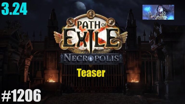 Sure, here’s the rewritten text:

“Check out the teaser for the Necropolis league in Path of Exile 2 & 3.24 update! Dive into the latest announcement for a glimpse of what’s to come.