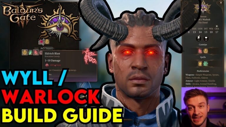 Wyll OP Warlock Build Guide for Baldur’s Gate 3