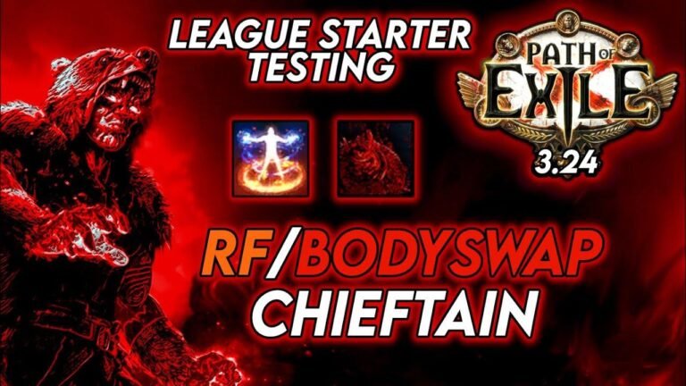3.24 Liga-Starter-Versuch: RF Bodyswap Chieftain | Path of Exile