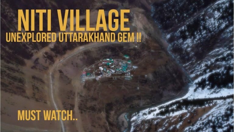 Umgeschriebener Text:Erkunden Sie die unerforschte Schönheit des Dorfes Niti in Uttarakhand! Ein verstecktes Juwel, das darauf wartet, in atemberaubender 4K-Auflösung entdeckt zu werden.