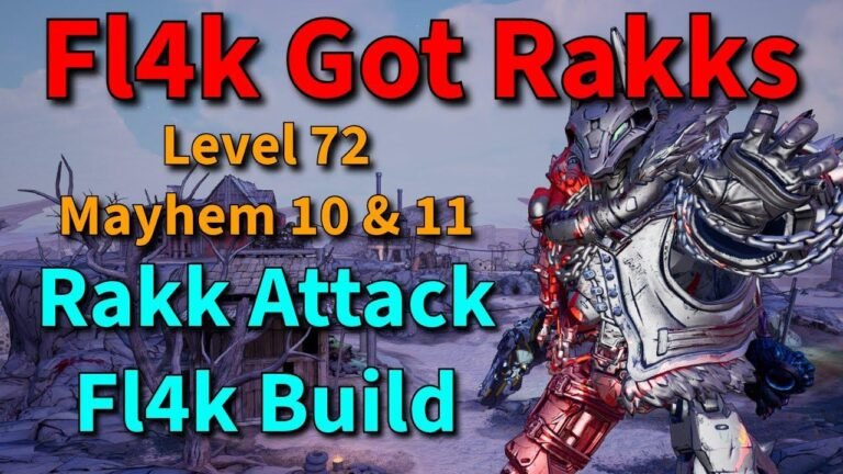 Optimale Rakk Attack Build für Fl4k in Borderlands 3 | Level 72 Mayhem 11 | Save File Included