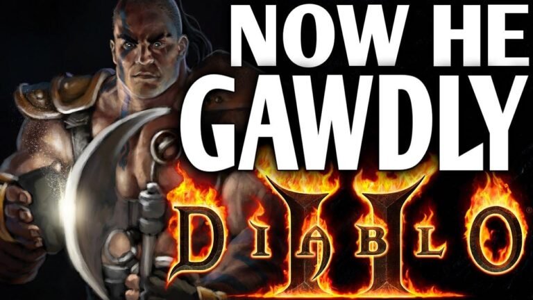 Seht euch dieses wahnsinnige BARB | Diablo 2 Resurrected an - CRAZY!