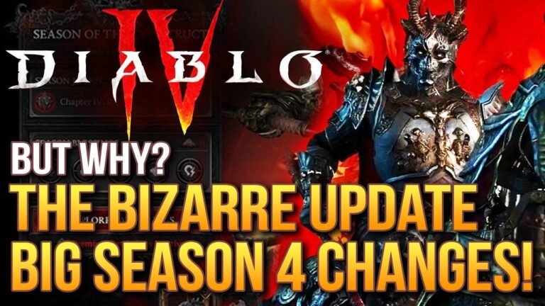 Ist das unerwartete Update von Diablo 4 und die Überarbeitung von Season 4 die Rettung für das Spiel?