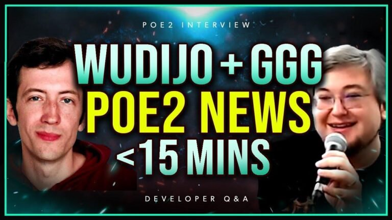 Big News! Updated info on Path of Exile 2 with @wudijo and Devs. Major changes and new features revealed!