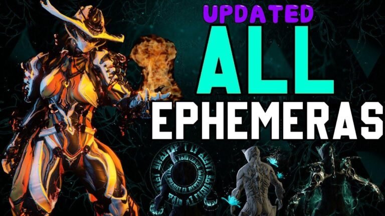 Warframe 2024 Farmable EPHEMERAS – Appearance & Acquisition Guide – Update 35