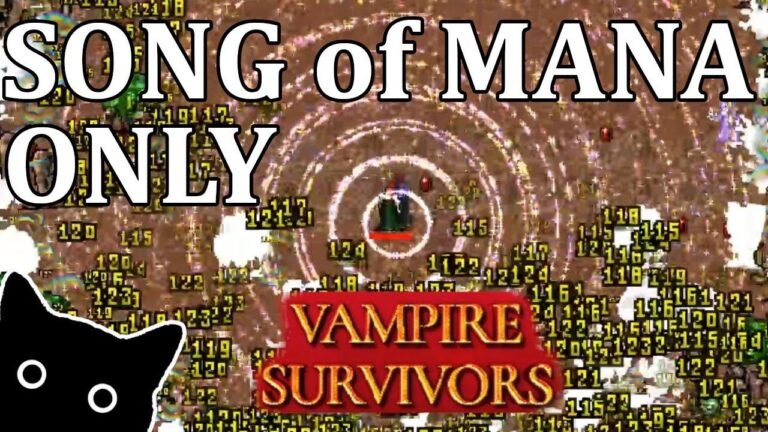 Watch the exclusive gameplay of “Vampire Survivors” while listening to the “Song of Mana” soundtrack. Don’t miss out on this cooking show on the entire screen!