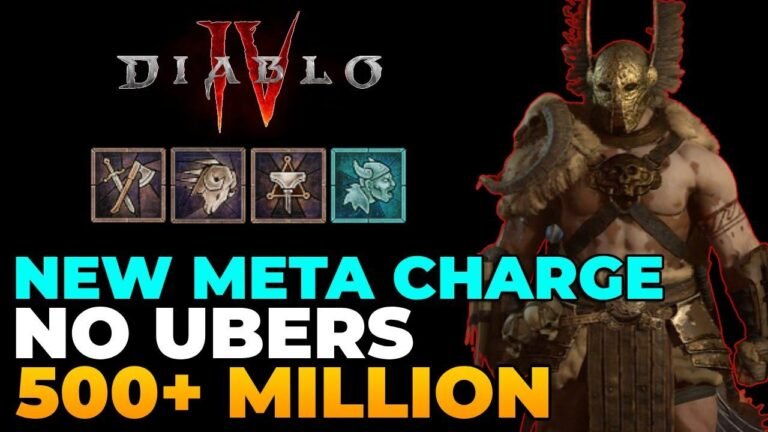 Recharge your game with the new META 500+ million Barbarian Build for Season 3 in Diablo 4.